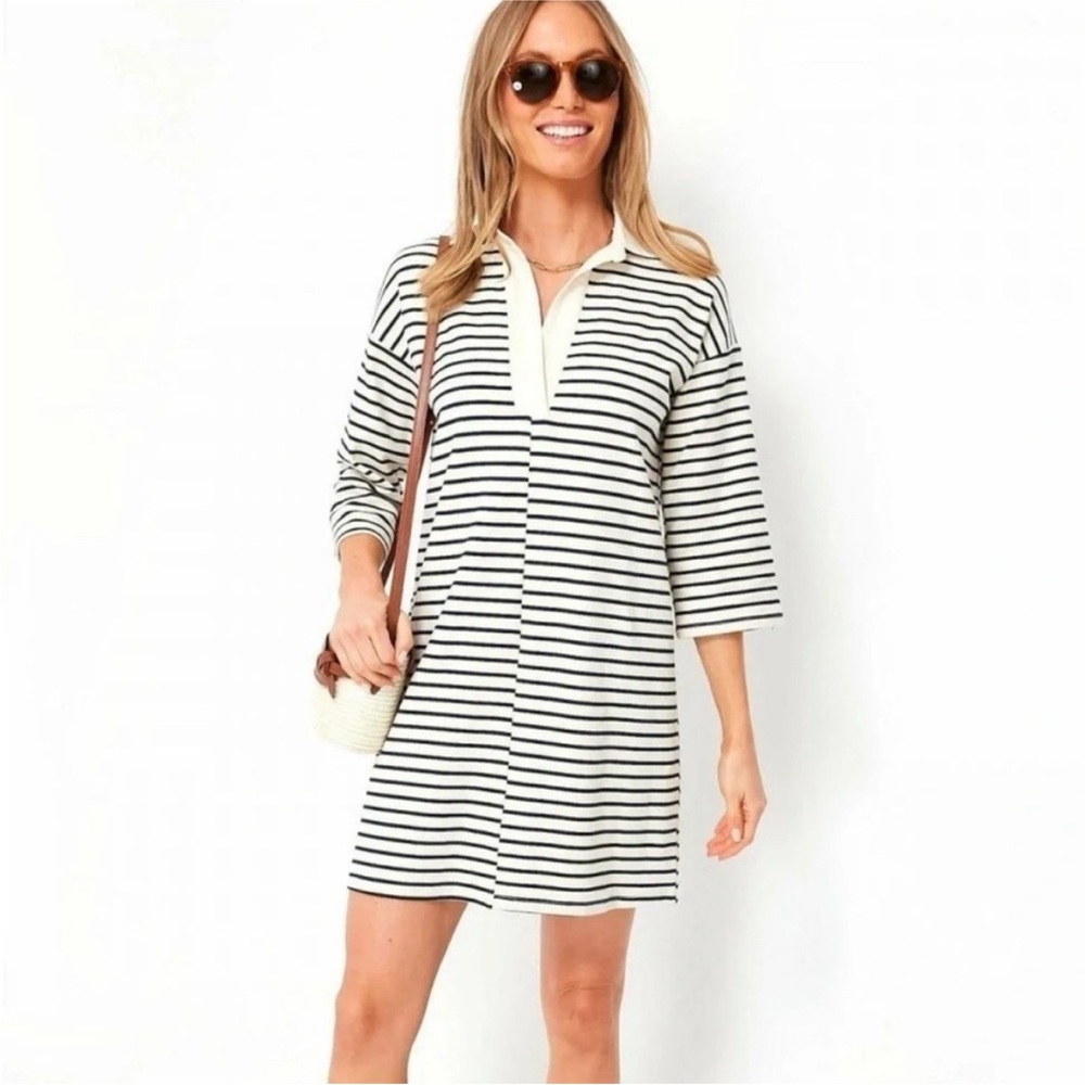 Tuckernuck Black and White Striped dress